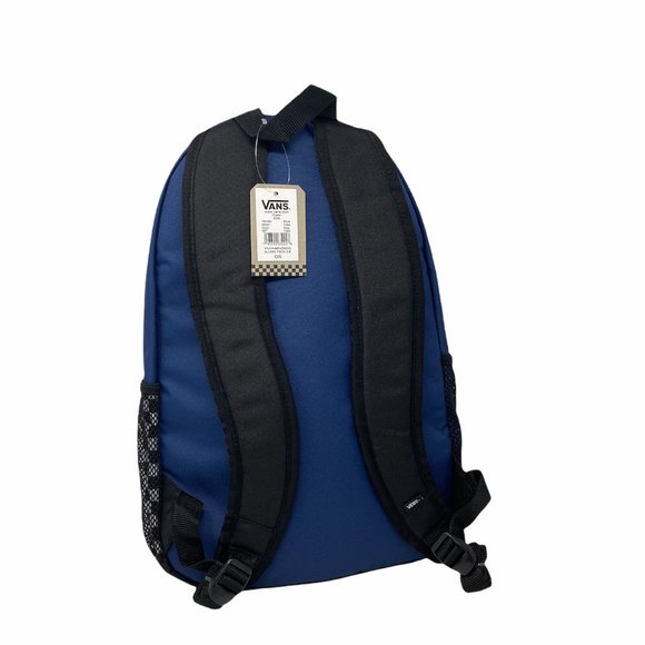 Vans Alumni Pack 3-B Backpack 22L Blue Logo Print VN0A46ND60G - Picture 2 of 6